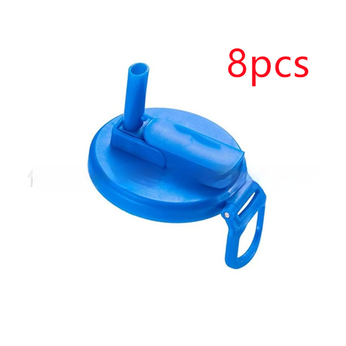 Soda Can Lid with Straw
