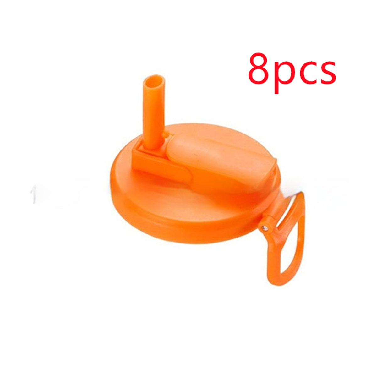 Soda Can Lid with Straw