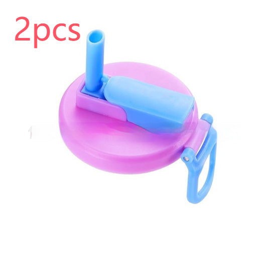 Soda Can Lid with Straw