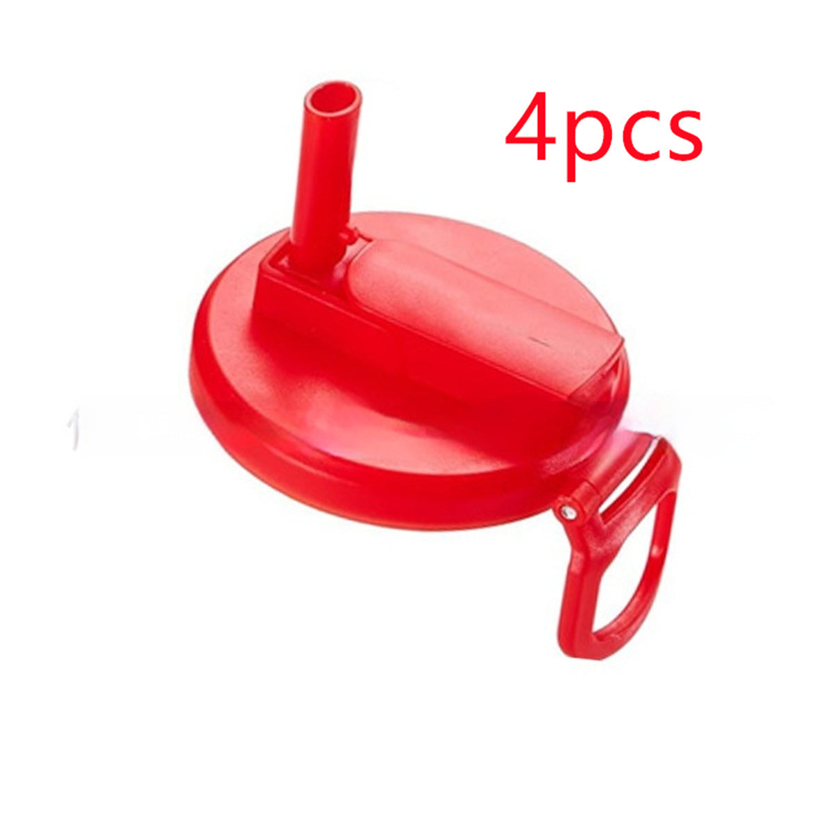 Soda Can Lid with Straw
