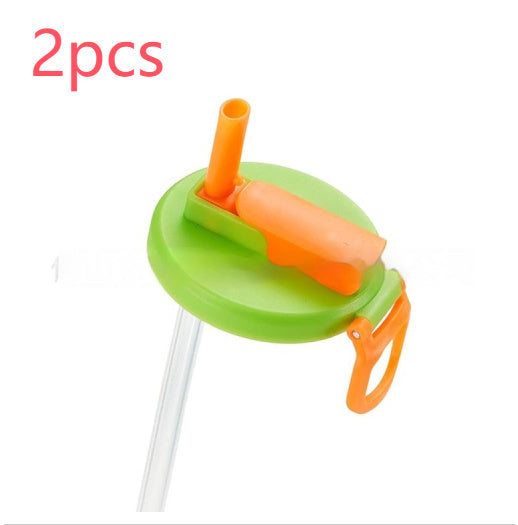 Soda Can Lid with Straw