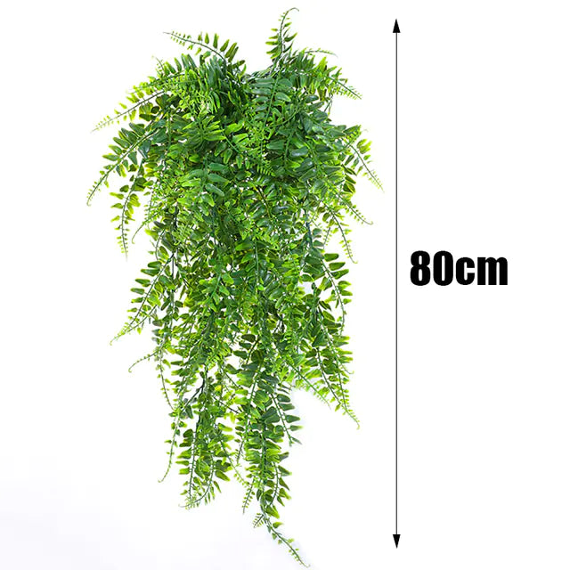 Artificial Hanging Fern Plant Decor