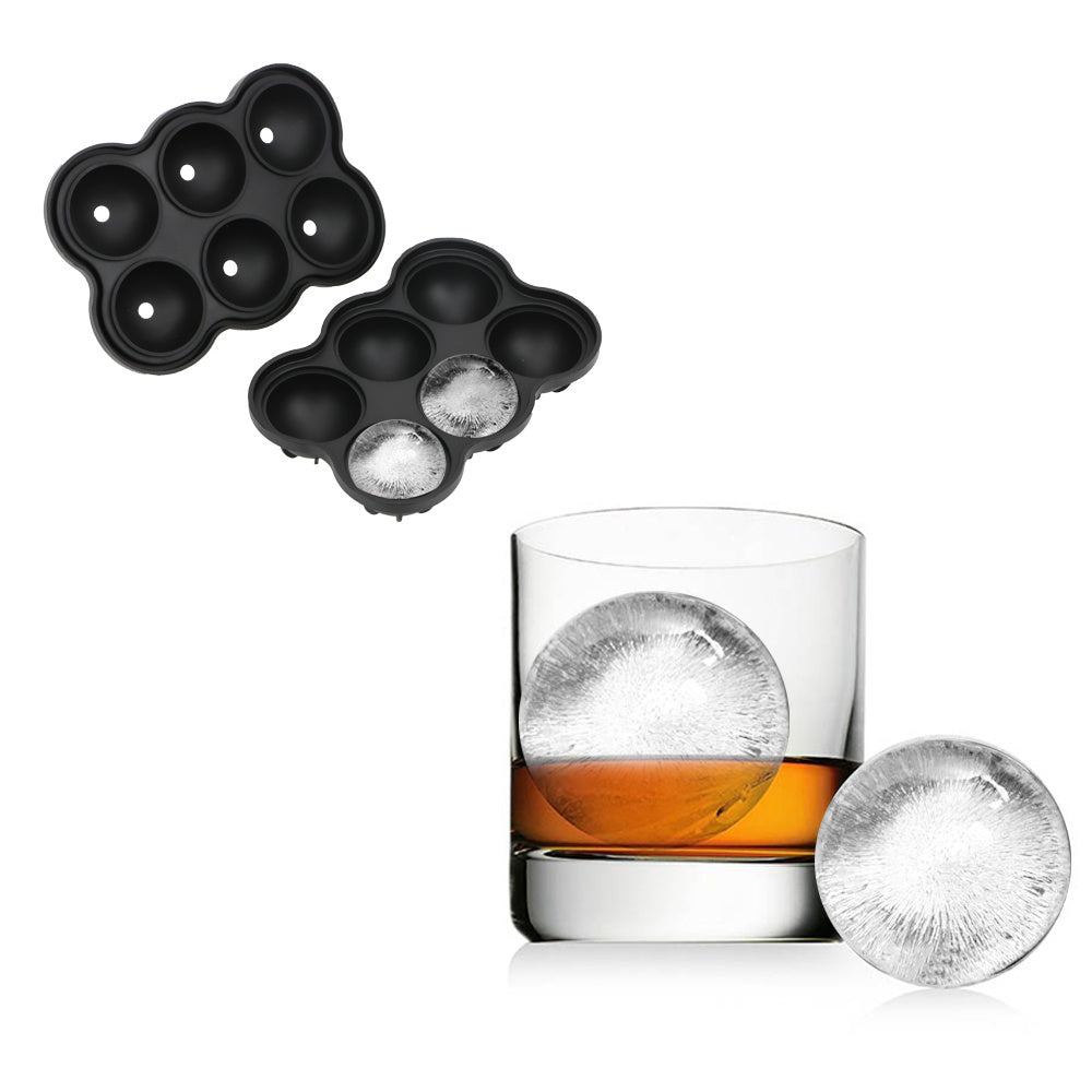 Large Ice Cube Maker Silicone Mold 6 Cell