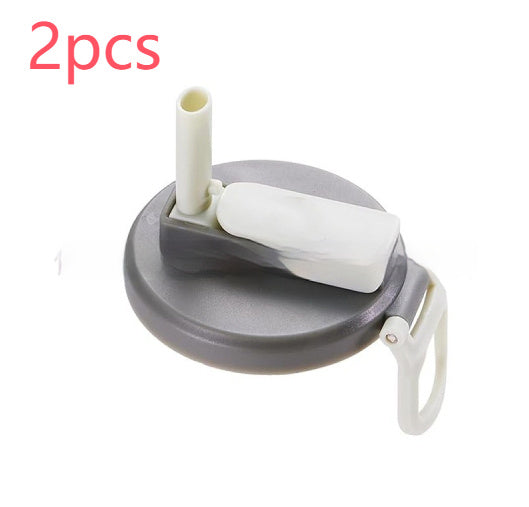 Soda Can Lid with Straw