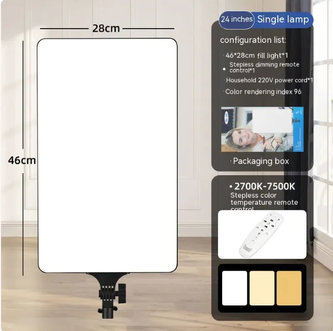 BrightView Selfie Light with Large Display