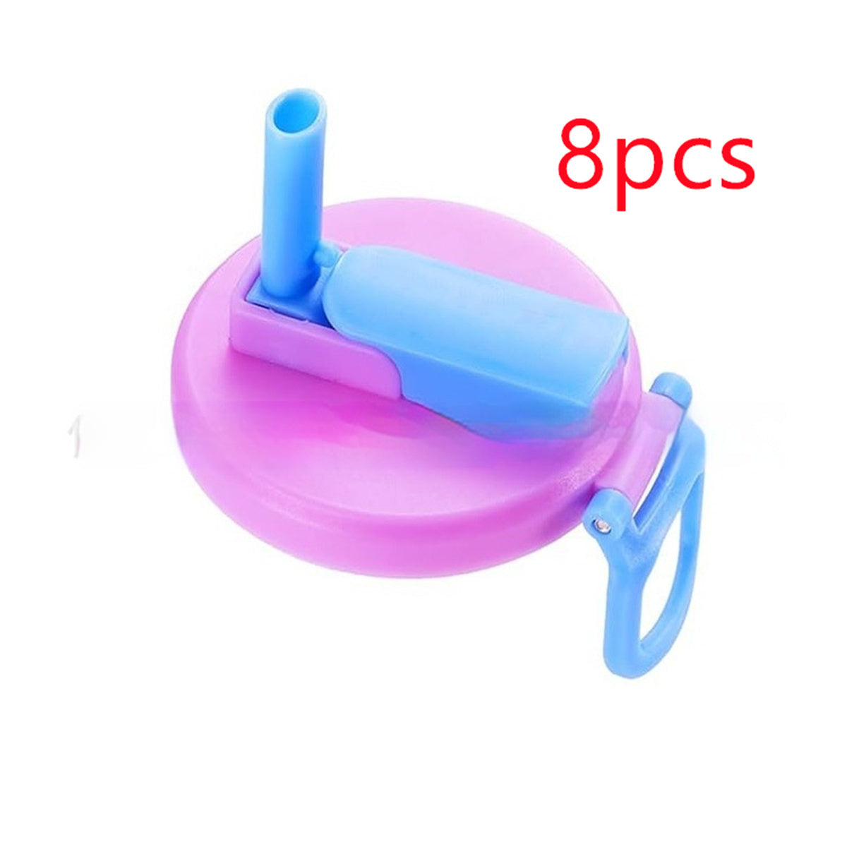 Soda Can Lid with Straw