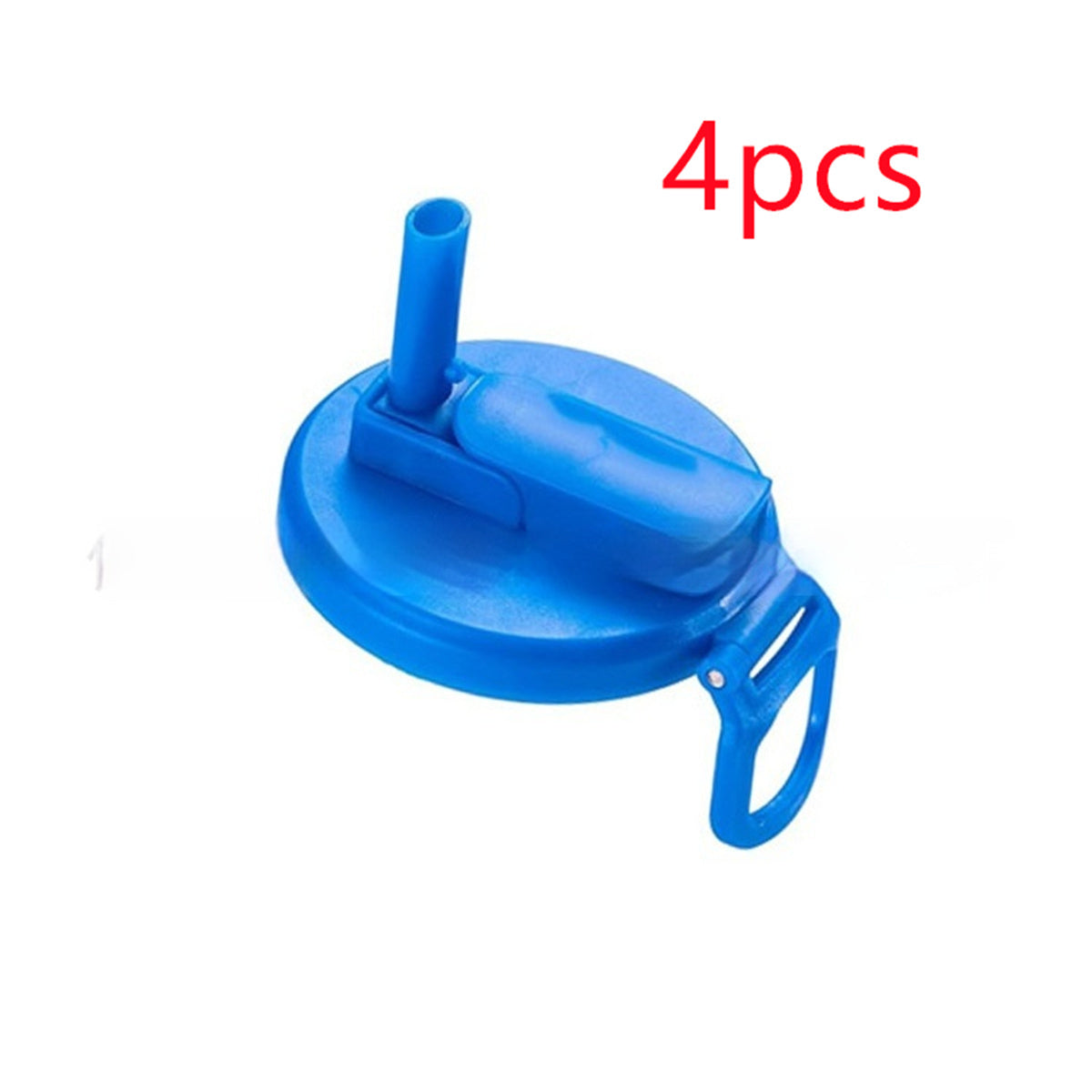 Soda Can Lid with Straw