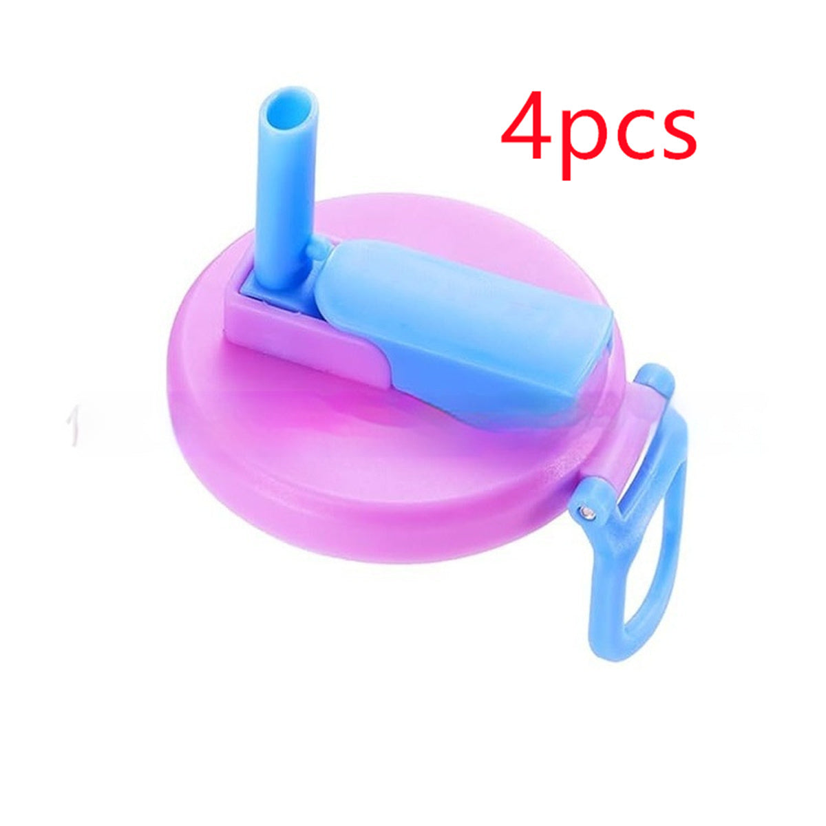 Soda Can Lid with Straw