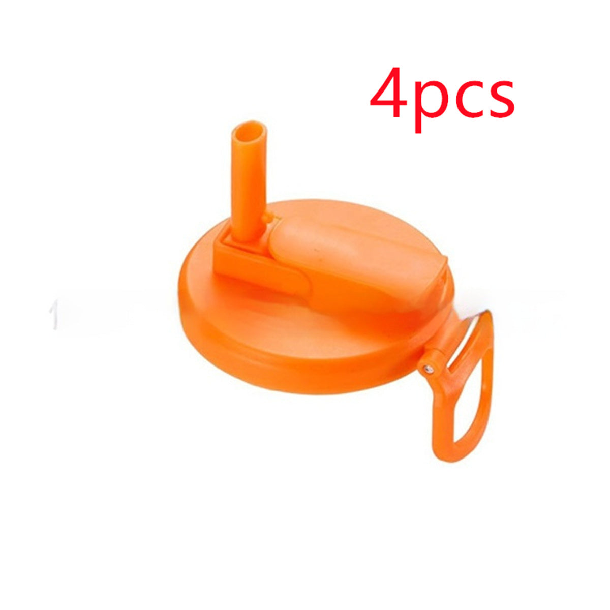 Soda Can Lid with Straw