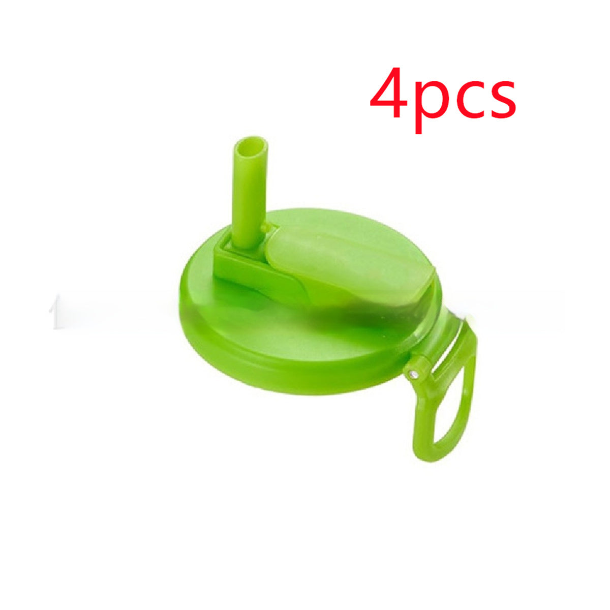 Soda Can Lid with Straw