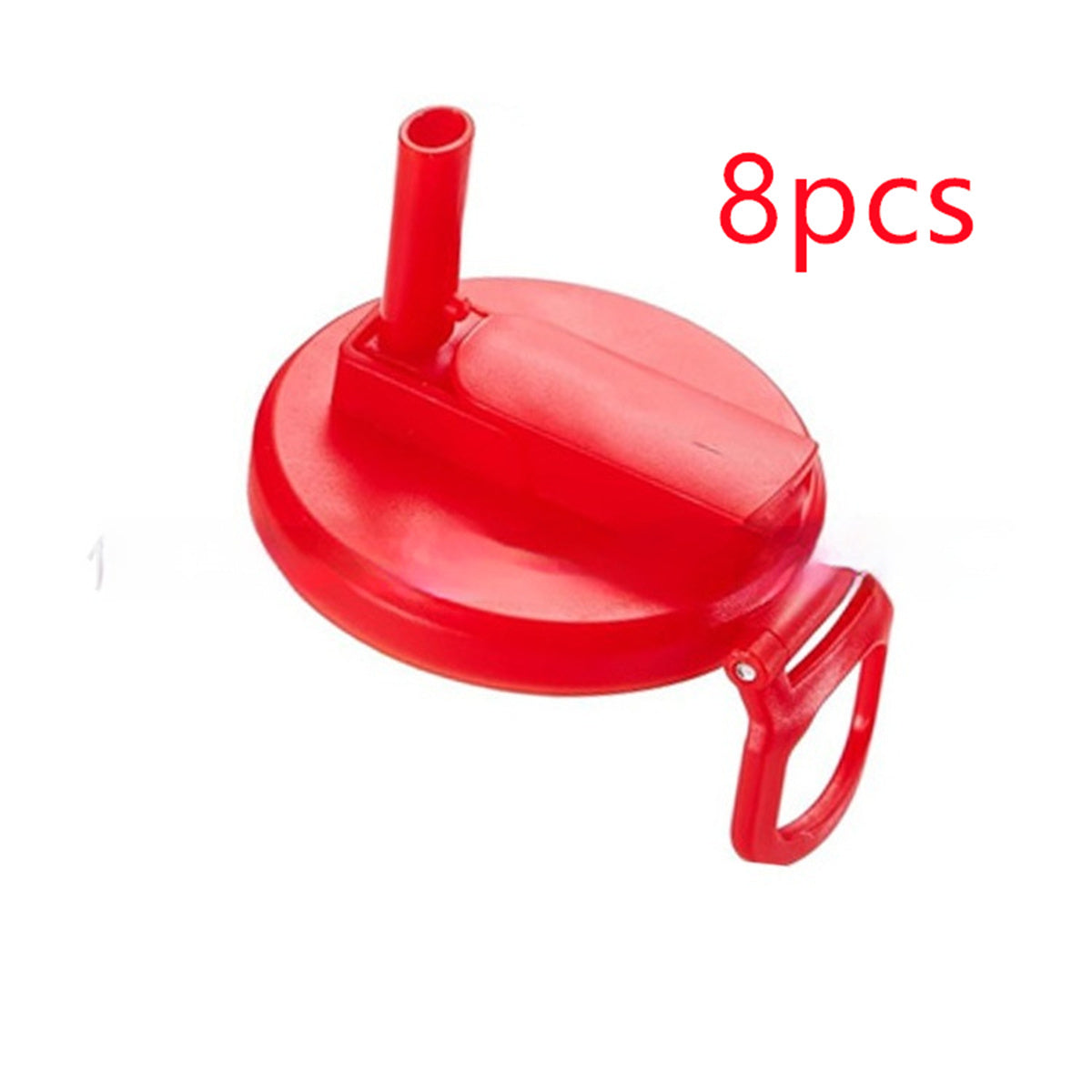 Soda Can Lid with Straw