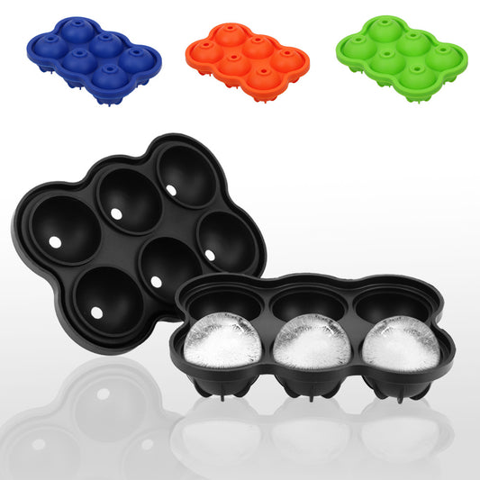 Large Ice Cube Maker Silicone Mold 6 Cell
