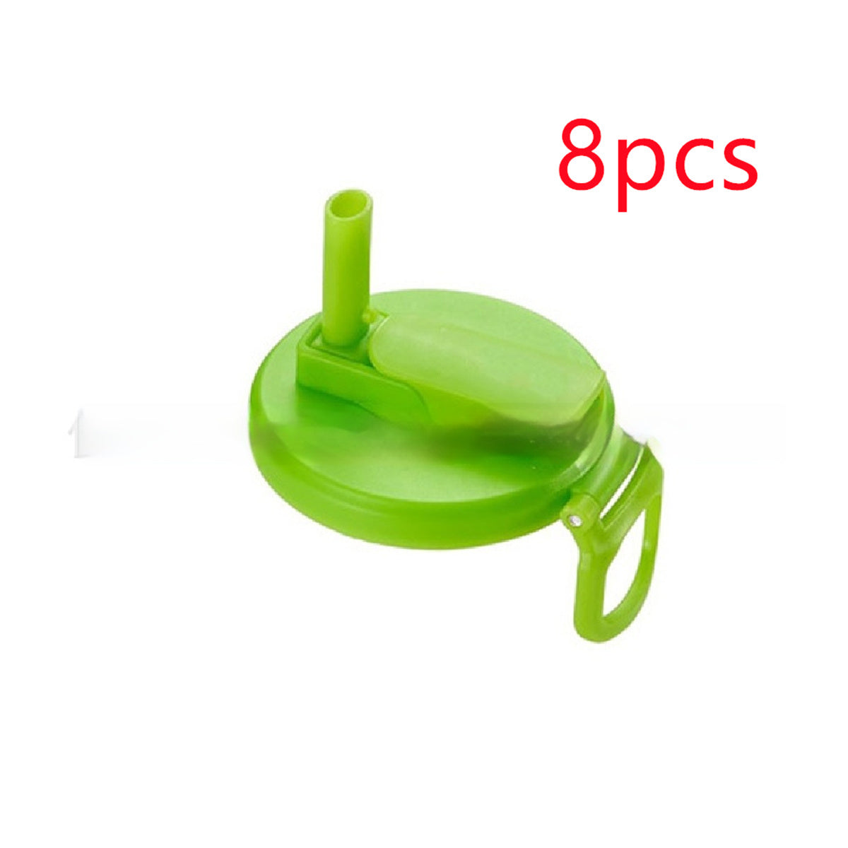 Soda Can Lid with Straw