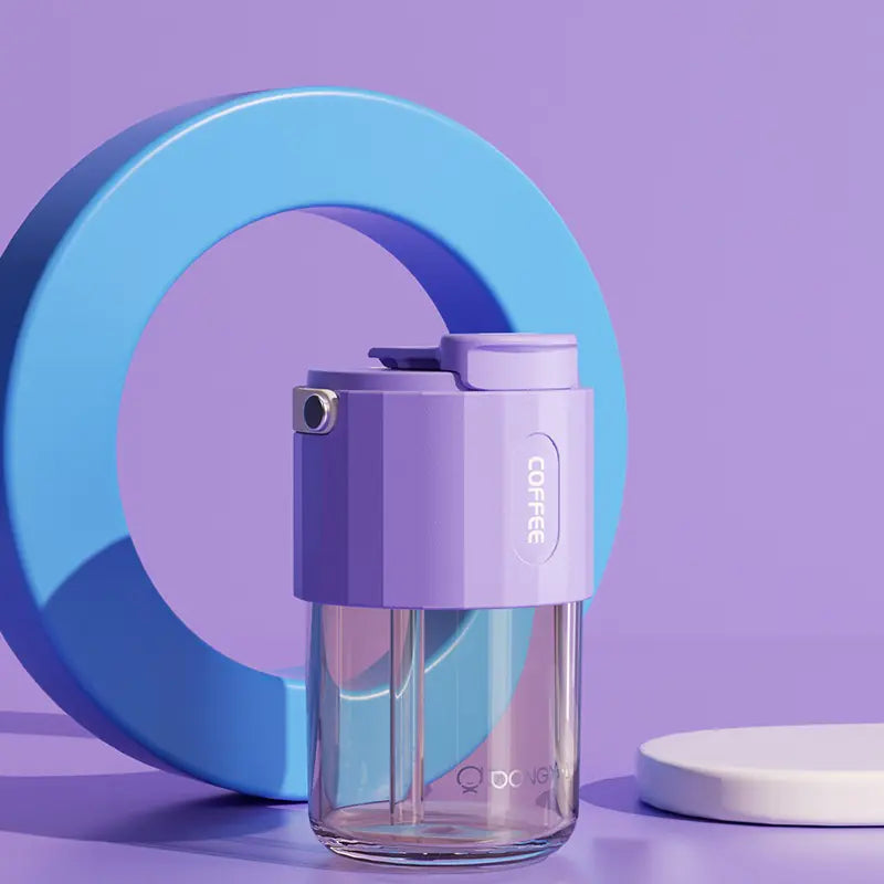 Portable Cold Brew Coffee Cup with Handheld Straw