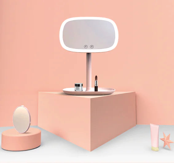 Smart LED Makeup Mirror with Lighting Features