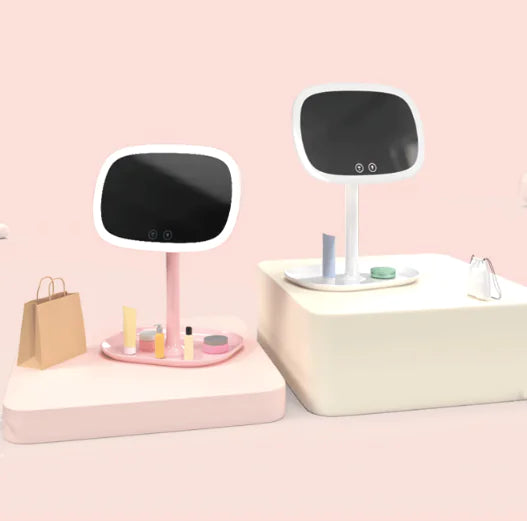 Smart LED Makeup Mirror with Lighting Features
