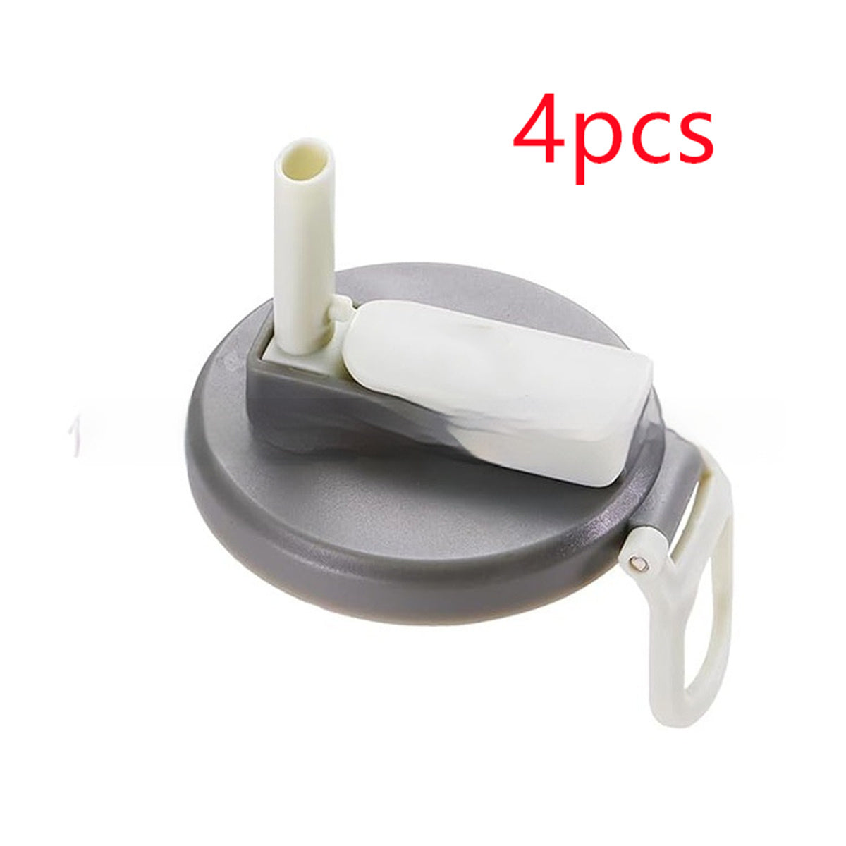 Soda Can Lid with Straw