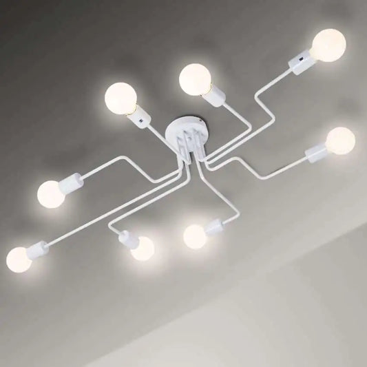 Modern Loft Style Retro Iron Ceiling Light Fixture