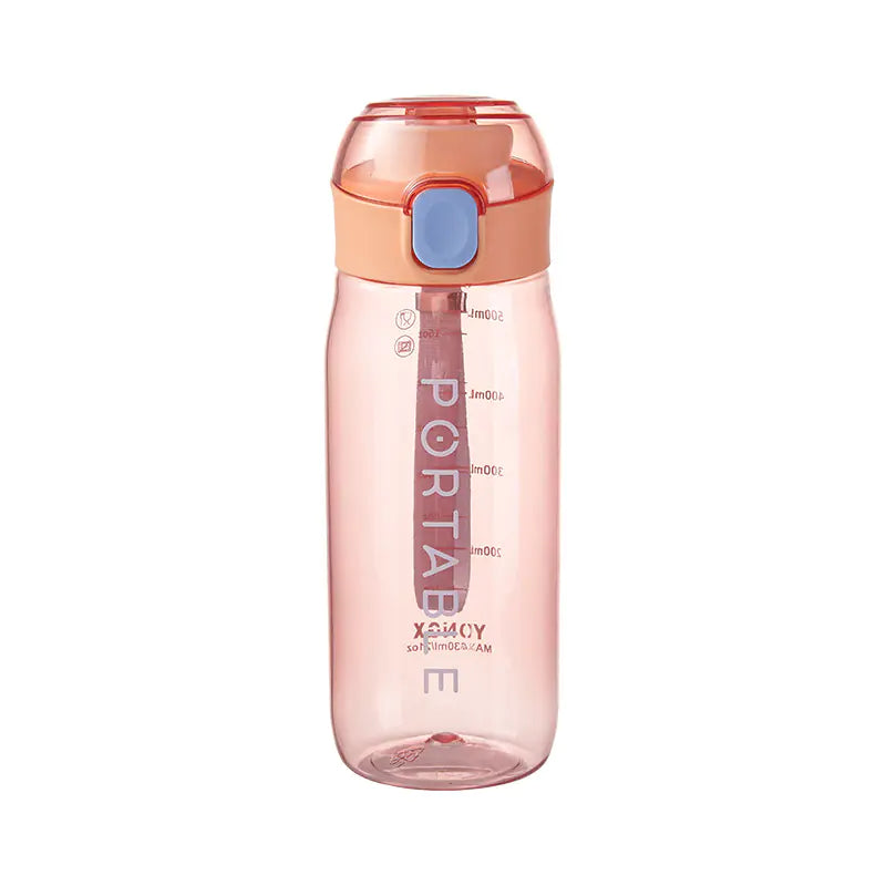 One-Touch Pop-Up Portable Sports Water Bottle